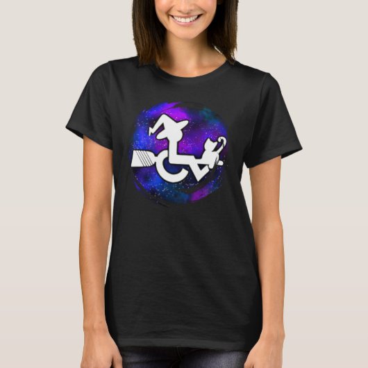 この魔女は移動式です Tシャツ (正面)