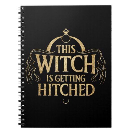 この魔女は結婚する ハロウィン ウェディング ブライド ノートブック (正面)