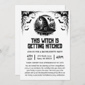 この魔女は結婚する！独身最後の夜のパーティー 招待状 (正面/裏面)