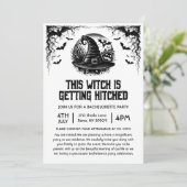 この魔女は結婚する！独身最後の夜 招待状 (スタンド正面)