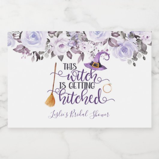 この魔女は軽ワインをひっかかれていきらめくる スパークリングワインラベル (シングルラベル)