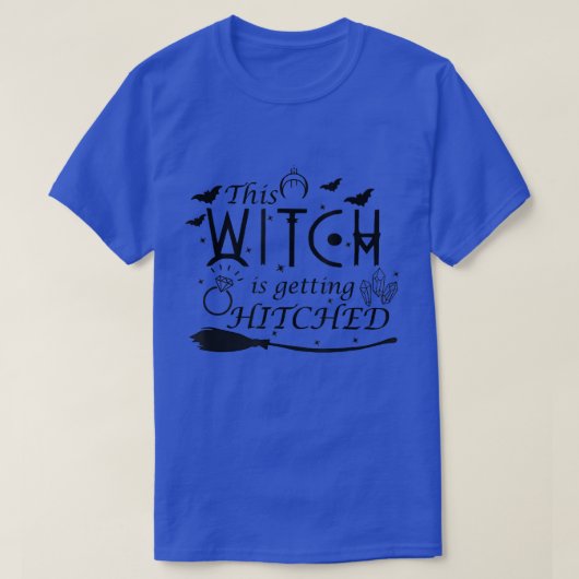 この魔女は魔女ハロウィンを引っ掛けている Tシャツ (デザイン正面)