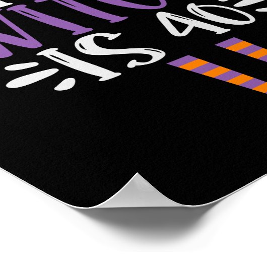 この魔女は40番目のハロウィおもしろいン不気味誕生日 ポスター (角)