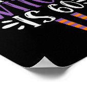 この魔女は60番目のハロウィンおもしろい誕生日だ ポスター (角)