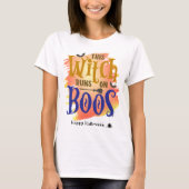 この魔女走がボオスハロウィーン Tシャツ (正面)