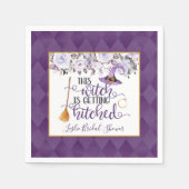 この魔女 結婚するよ ナプキン - オーダーメイド スタンダードカクテルナプキン (正面)