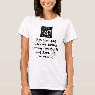 この魔法使いを悩ませば悩みがあります! ウィッカ信者T Tシャツ