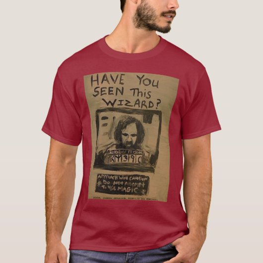 この魔法使いを見たか Tシャツ (正面)