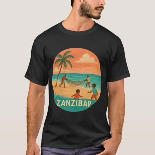 この魚の海賊船長 Tシャツ (正面)