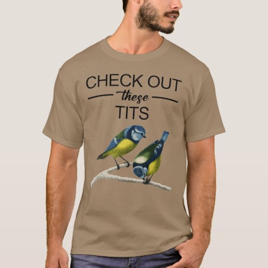この鳥たちをチェック Girl Tシャツ (正面)