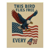 この鳥は四日に自由に飛ぶ ポスター (正面)