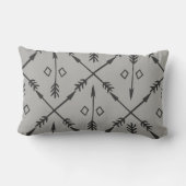 この黒い矢の枕はあなたの宇宙を変える ランバークッション (裏面)