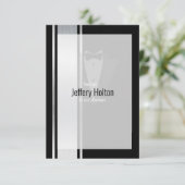 この黒と白のタキシード貴族 サンキューカード (スタンド正面)