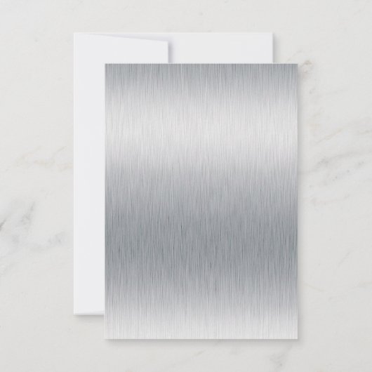 この黒と白のタキシード貴族 サンキューカード (裏面)