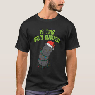 この黒猫ライトはユーモアあふれるデザインですか Tシャツ
