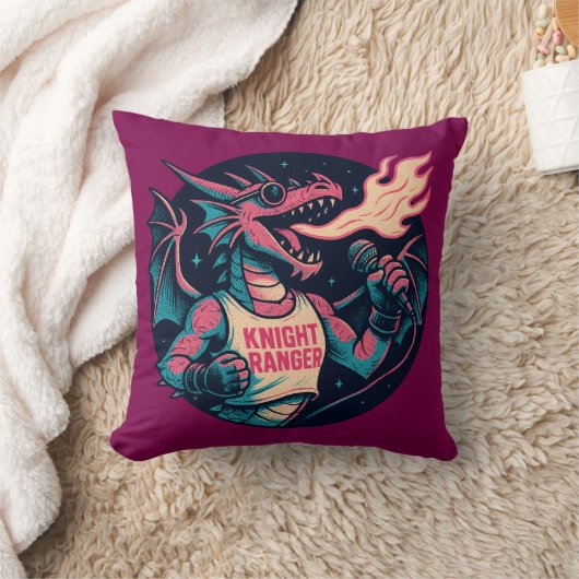 この龍が火を放つ クッション (ブランケット)