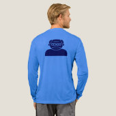 この1人のメンズサッカー長袖ティー トライブレンドＴシャツ (背面全体)