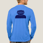 この1人のメンズサッカー長袖ティー トライブレンドＴシャツ (背面)