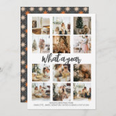 この1年を写真でクリスマス カスタマイズ シーズンカード (正面/裏面)