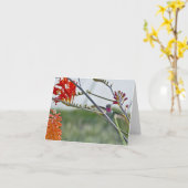 この1枚 カード (黄色い花)