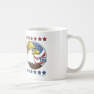 この2016年のそうない白頭鷲を切札で取って下さい コーヒーマグカップ