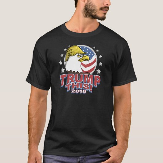 この2016年のそうない白頭鷲を切札で取って下さい Tシャツ (正面)
