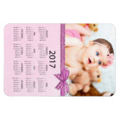 この2017ミニ冷蔵庫カレンダーをパーソナライズ マグネット (横)