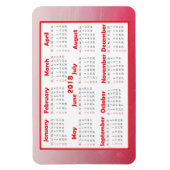 この2018ミニ冷蔵庫カレンダーをパーソナライズ マグネット (縦)