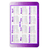 この2018ミニ冷蔵庫カレンダーをパーソナライズ マグネット (縦)