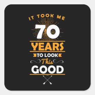 この70歳を見るのに70年かかった スクエアシール