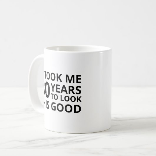 この80番目の贈り物を見るのに80年かかった コーヒーマグカップ (正面左)