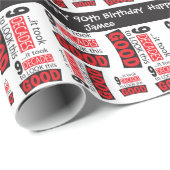 この90誕生日を見るのに90年かかった ラッピングペーパー (ロールコーナー)