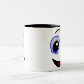 "この"おもしろいの感動的なコーヒー・マグを得ました ツートーンマグカップ (中央)