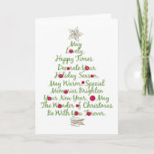 **この**クリスマスは幸せな時間が待っている シーズンカード (正面)