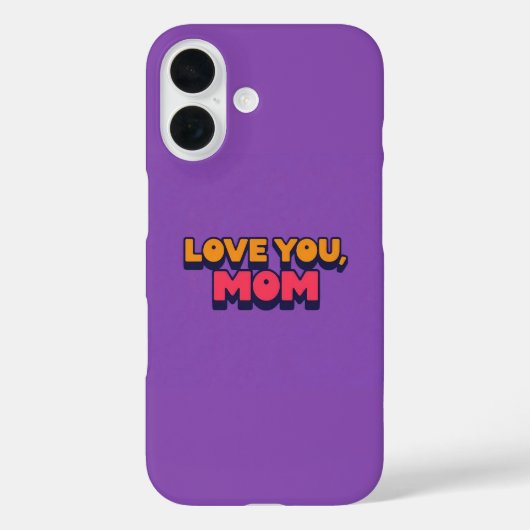 この「愛するママ」のiPadケースで愛を示す Case-Mate iPhoneケース (裏面)