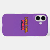 この「愛するママ」のiPadケースで愛を示す Case-Mate iPhoneケース (裏面 (横))