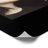 この「愛」のポスターを自分の写真でパーソナライズ ポスター (角)