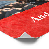 この「愛」のポスターを自分の写真でパーソナライズ ポスター (角)