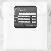 この[投票]機械はファシストステッカー(Sq.)を殺す スクエアシール (バッグ)