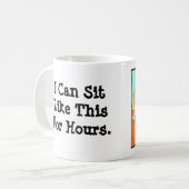 この$12.95のように坐らせて下さい コーヒーマグカップ (正面左)