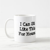 この$12.95のように坐らせて下さい コーヒーマグカップ (左)