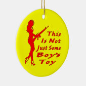 このAR15は男の子のおもちゃだけじゃない セラミックオーナメント (右)