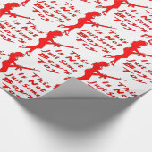 このAR15は男の子のおもちゃだけじゃない ラッピングペーパー (角)