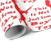 このAR15は男の子のおもちゃだけじゃない ラッピングペーパー (ロールコーナー)