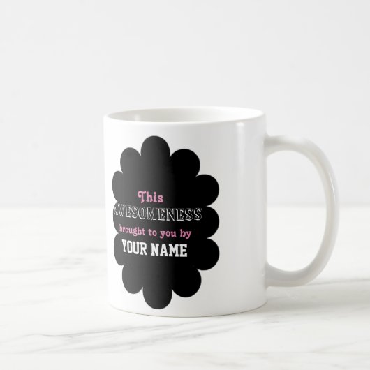 このAwesomenessは…マグによってあなたに持って来ました コーヒーマグカップ (右)
