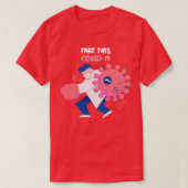 このCovidを取得19 Tシャツ (デザイン正面)