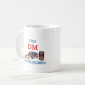 このDMは買収することができます コーヒーマグカップ (正面左)