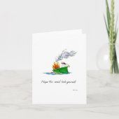 「このEメールで君が元気に見つかるといいな空白のい カード (正面)