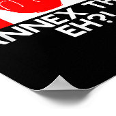 このehを添えろ！おもしろいProカナダアンチ国旗 ポスター (角)