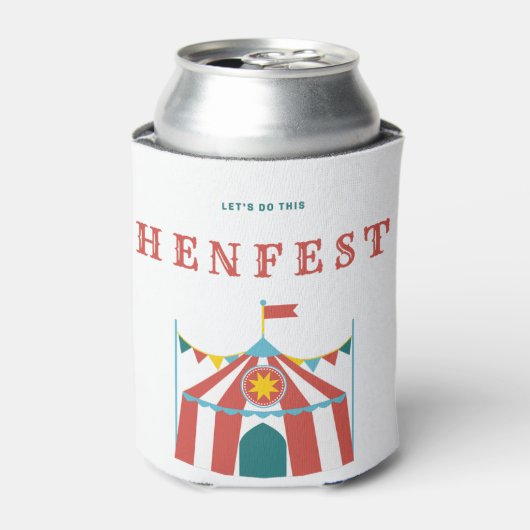 このHenFestクーラーボックス 缶クーラー (缶正面)